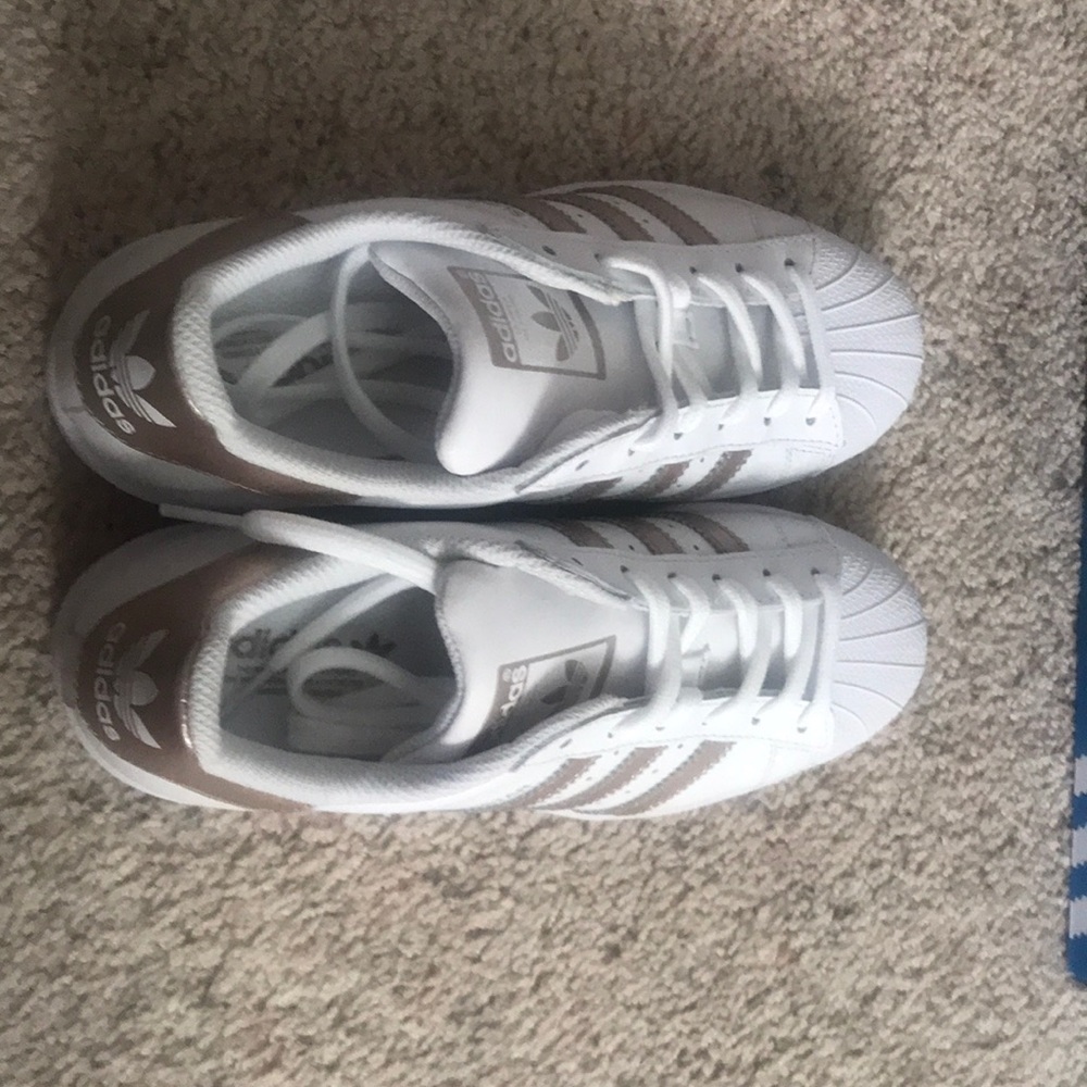 Brand new Rose Gold Superstar Adidas